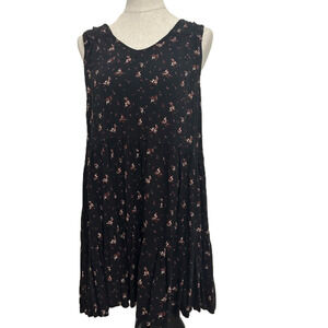 True Craft Sleeveless Tiered Swing Dress